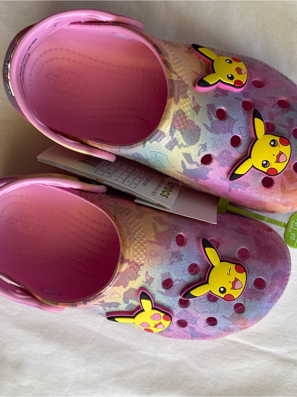 CROCS Pink Pokémon Classic Clog C13